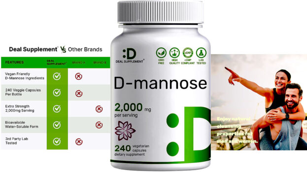 DEAL SUPPLEMENT D Mannose 500mg