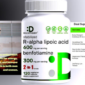 DEAL SUPPLEMENT R Alpha Lipoic Acid 600mg
