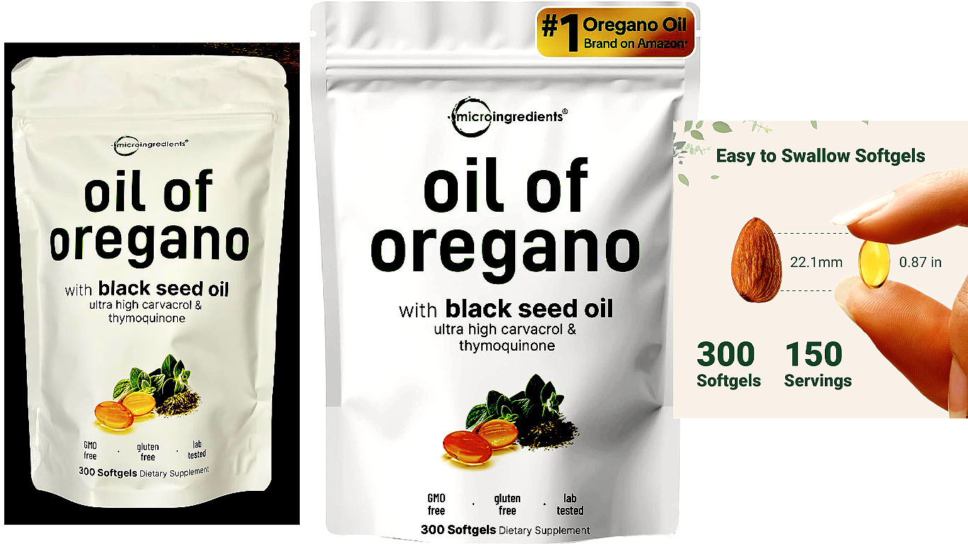 Micro Ingredients Oil of Oregano Softgels