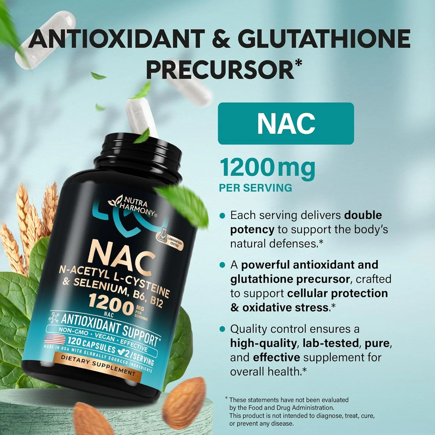 NAC Supplement N-acetyl Cysteine