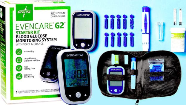 Medline EvenCare G2 Blood Glucose Monitor Starter Kit